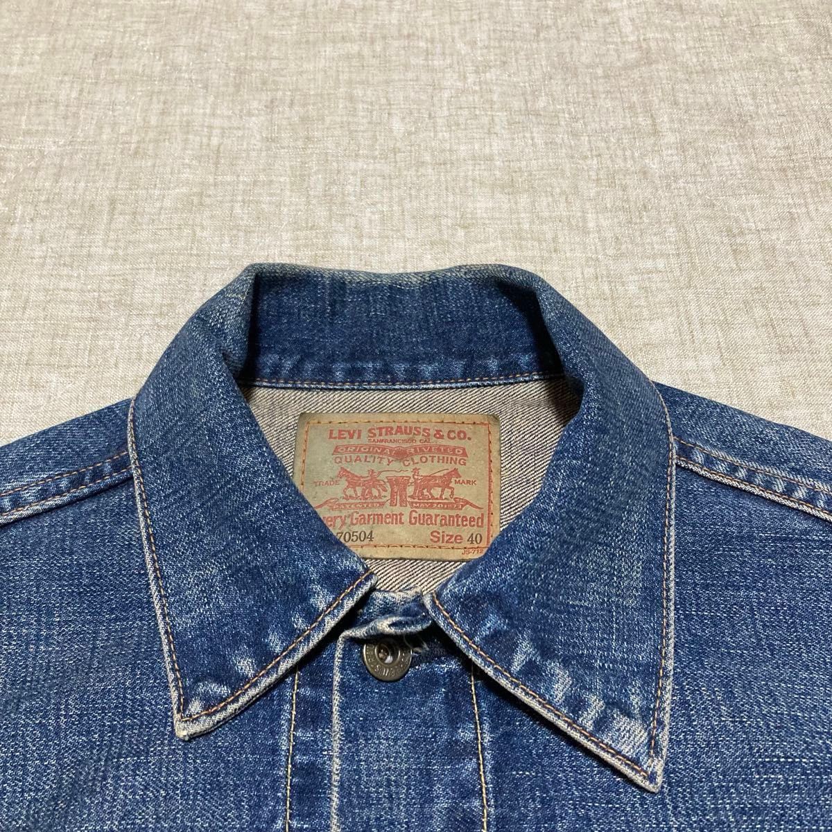 Levi's リーバイス デニムジャケット gジャン 70504 3rd 90s 日本製