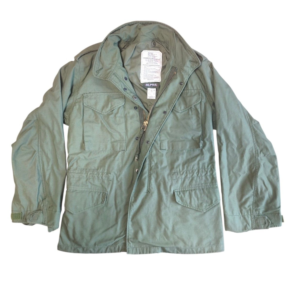 80s 3本タグ USA製 ALPHA INDUSTRIES M-65 フィールドジャケット