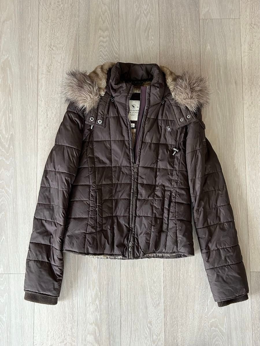 Abercrombie&Fitch アバクロ ダウンジャケット エコファー付き