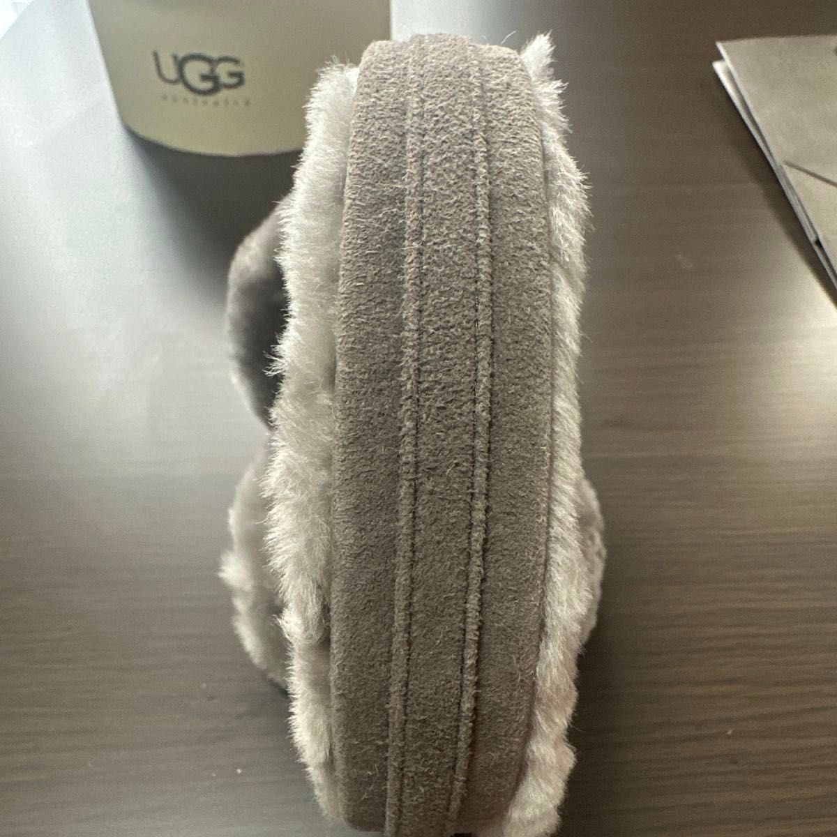 UGG イヤーマフ 耳あて 耳当て ブランド ファー 箱付き グレー グレイ