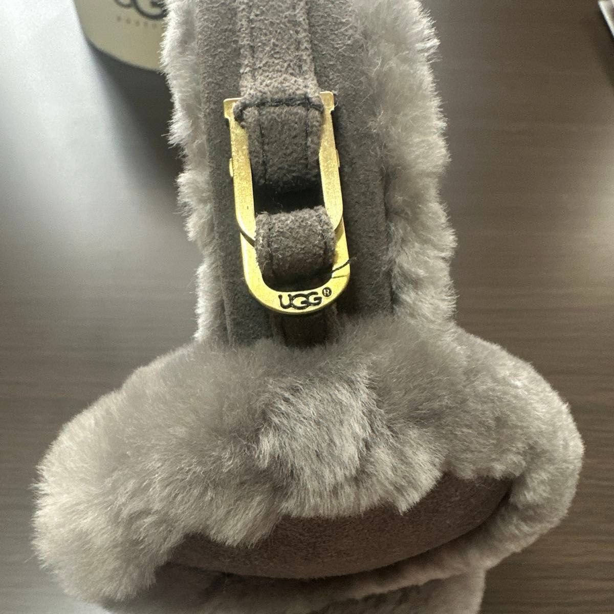 UGG イヤーマフ 耳あて 耳当て ブランド ファー 箱付き グレー グレイ