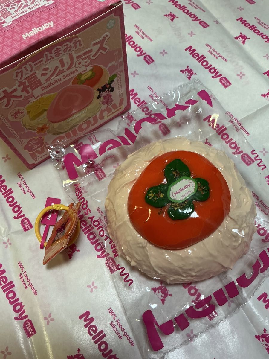 mellojoy メロジョイ スクイーズ クリームまみれ大福 柿｜Yahoo!フリマ