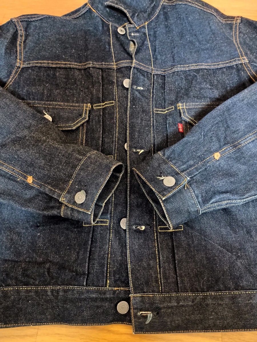 LEVIS』507XX USA製 2ndデニムジャケット バレンシア工場 ボタン裏555