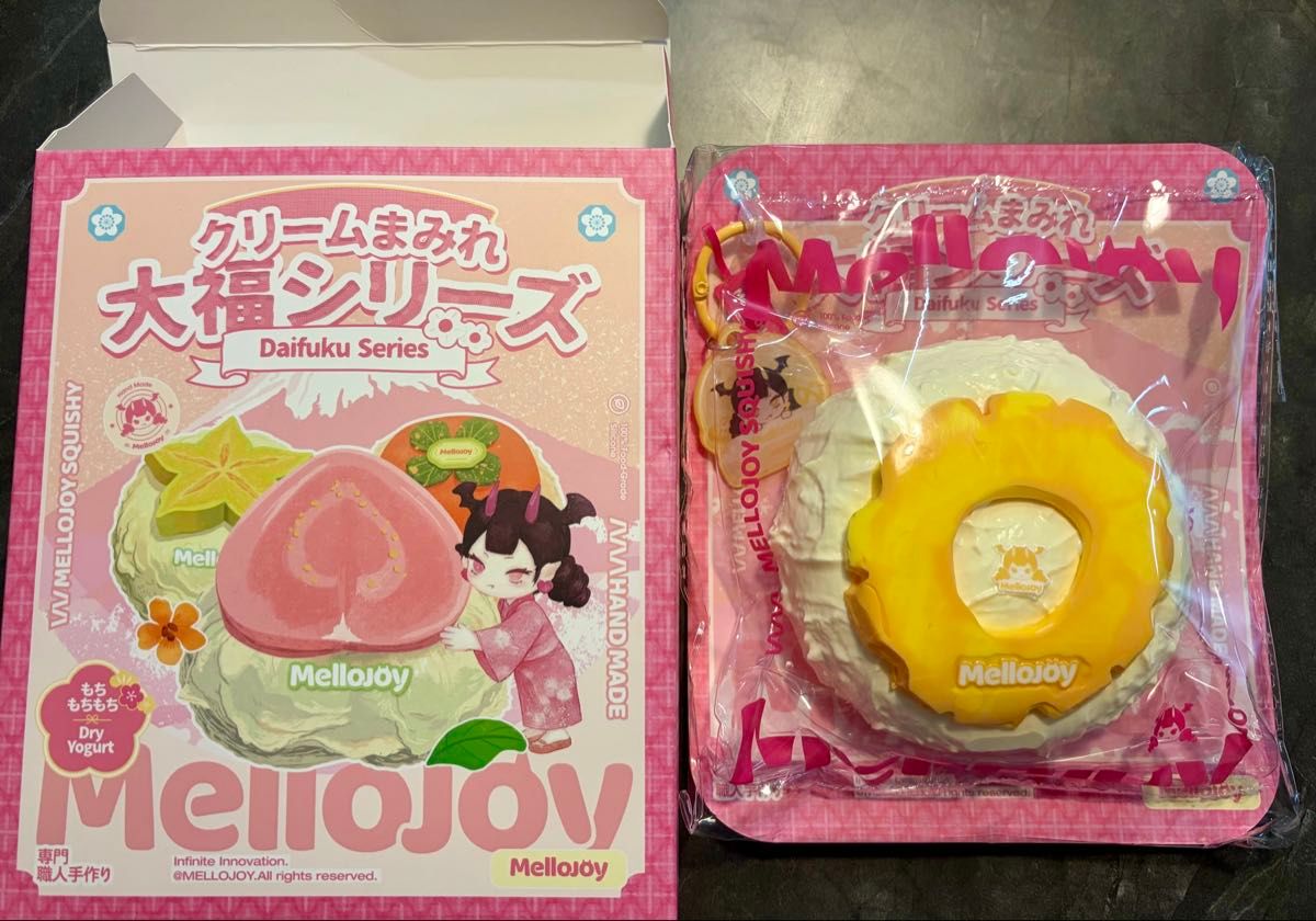 メロジョイ mellojoy スクイーズ 大福シリーズ パイナップル パイン