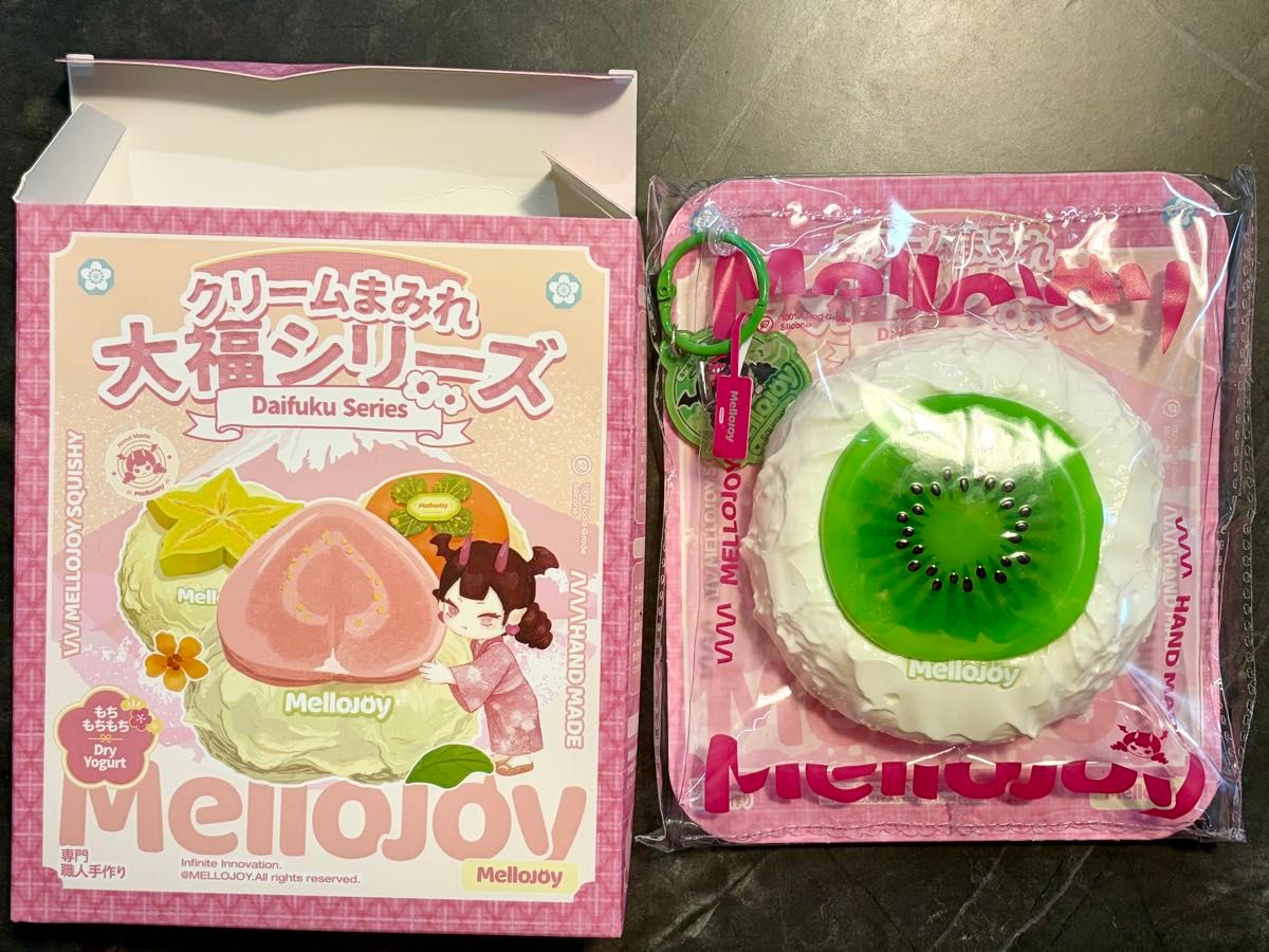 メロジョイ mellojoy スクイーズ 大福シリーズ キウイ｜Yahoo!フリマ