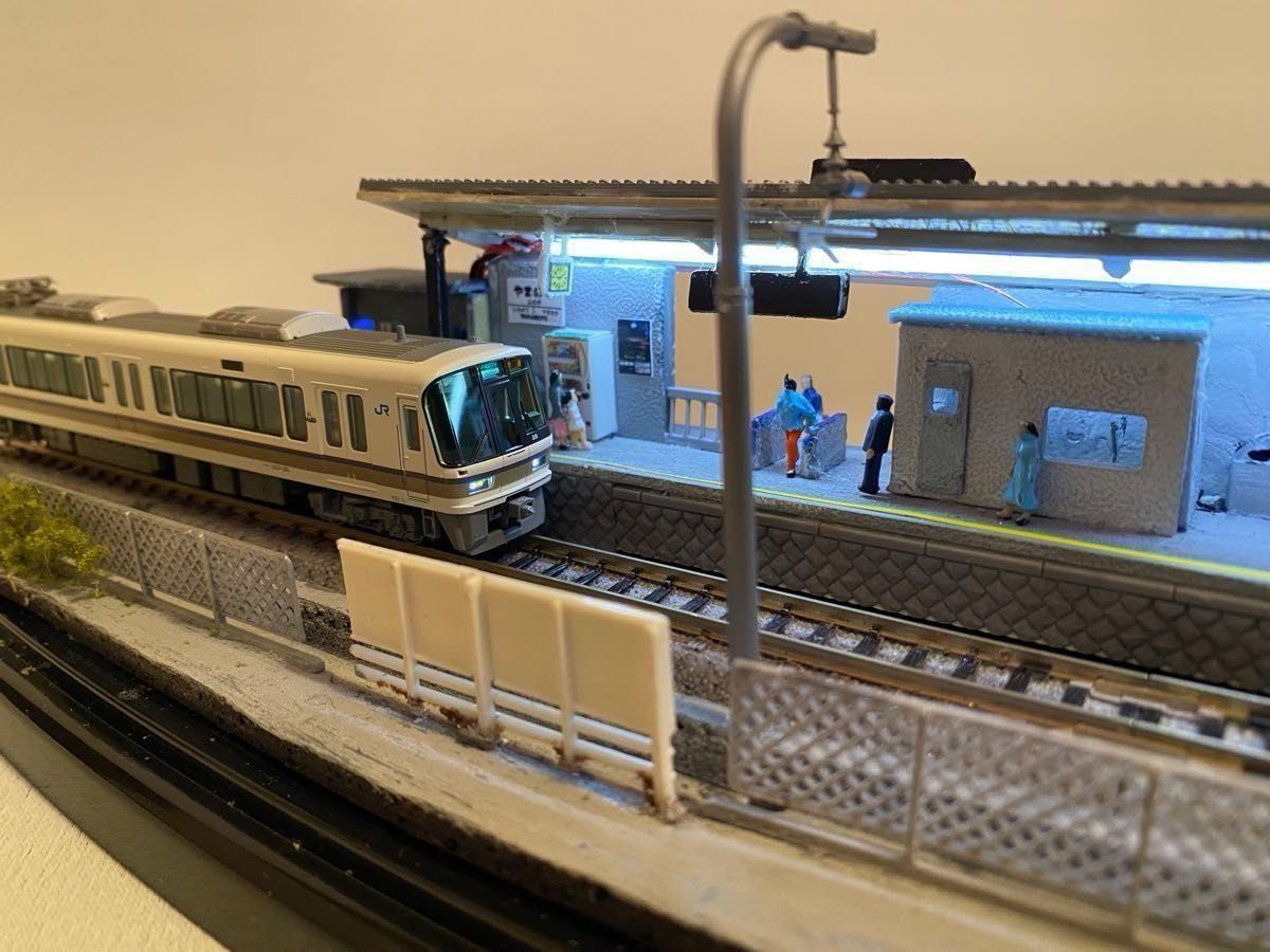 Nゲージ 鉄道ジオラマ 模型 駅 改札口 LED照明付き｜Yahoo!フリマ（旧