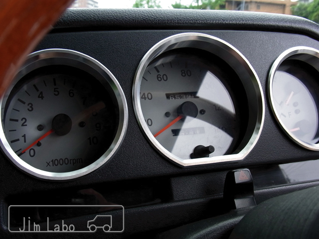 送料無料 匿名配送 JIMNY ジムニーJA22 アルミ削り出しメーターリング