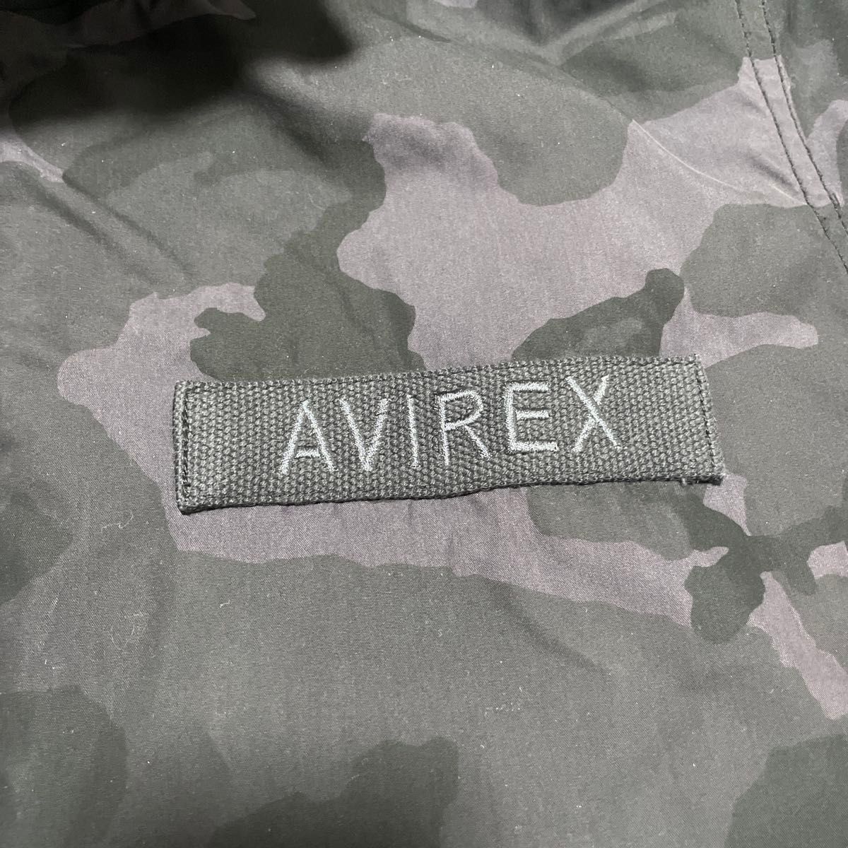 AVIREX ファー付き 迷彩 モッズ コート カモフラージュ柄 L｜Yahoo