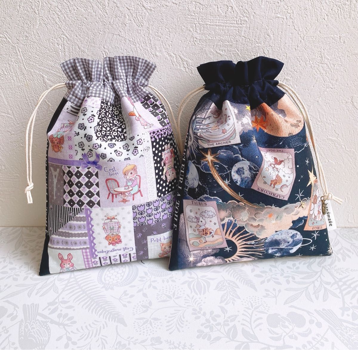 ハンドメイド 巾着袋セット ジョリーフルール マイリトルテイラー