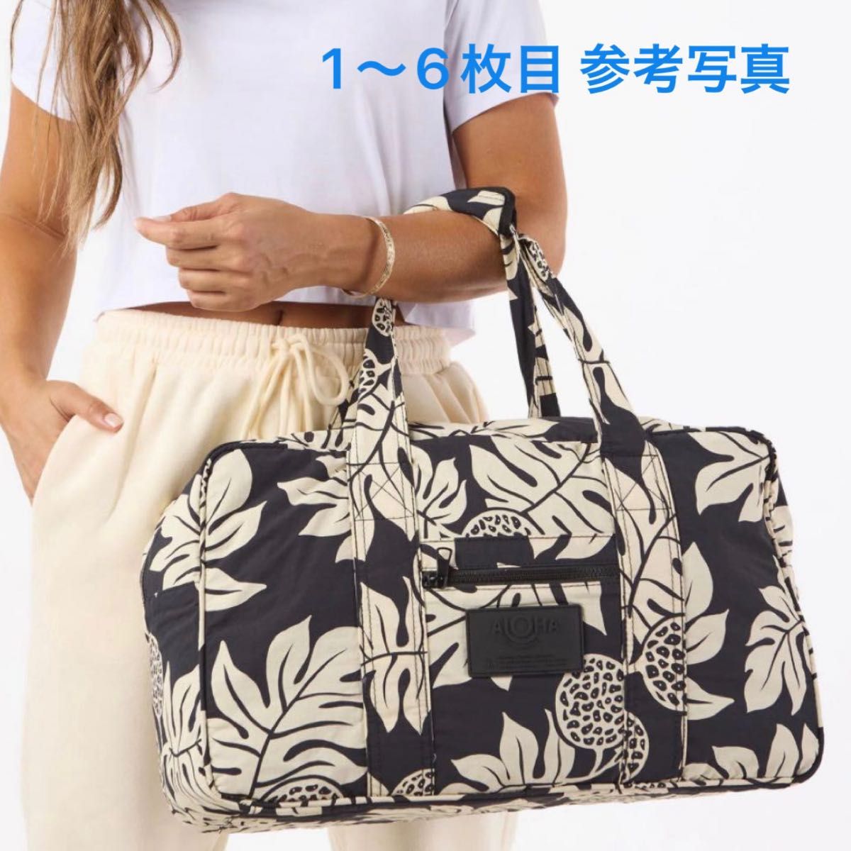週末セール クーポン使用可 ALOHA COLLECTION ボストンバッグ ブラック