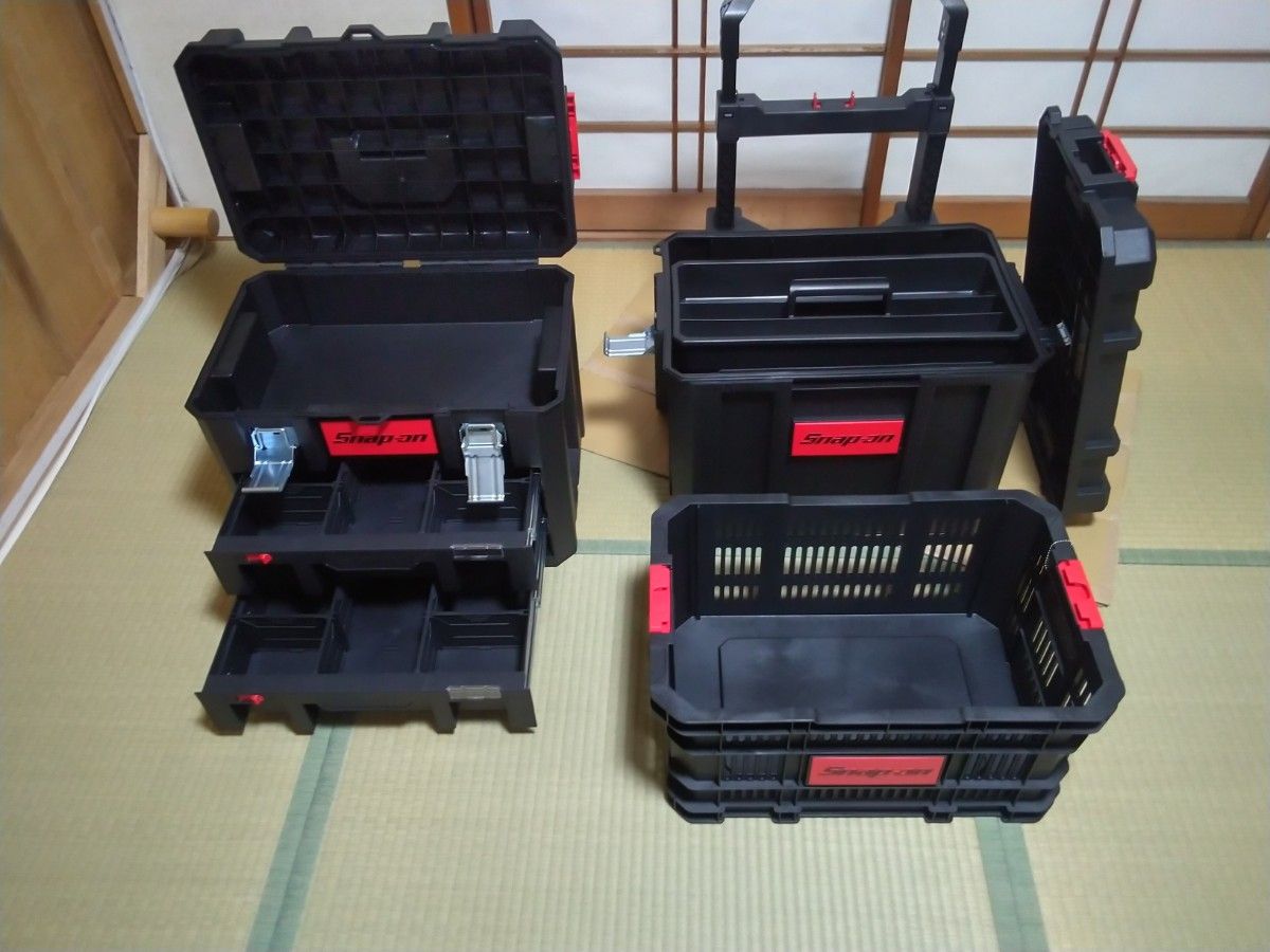 Snap-on スナップオン 工具箱 ツールボックス 3段セット ブラック