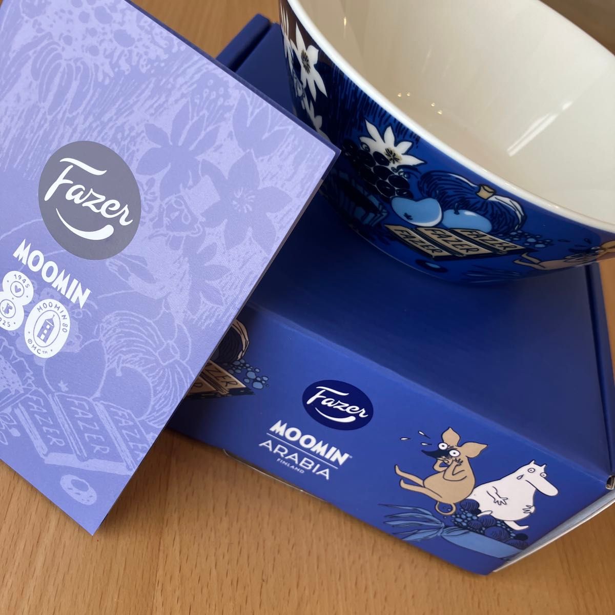 アラビア ファツェル ムーミン 80周年 限定 ボウル MOOMIN×ARABIA