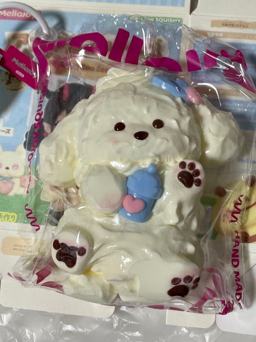 Mellojoy メロジョイ スクイーズ アニマルシリーズ クリームわん