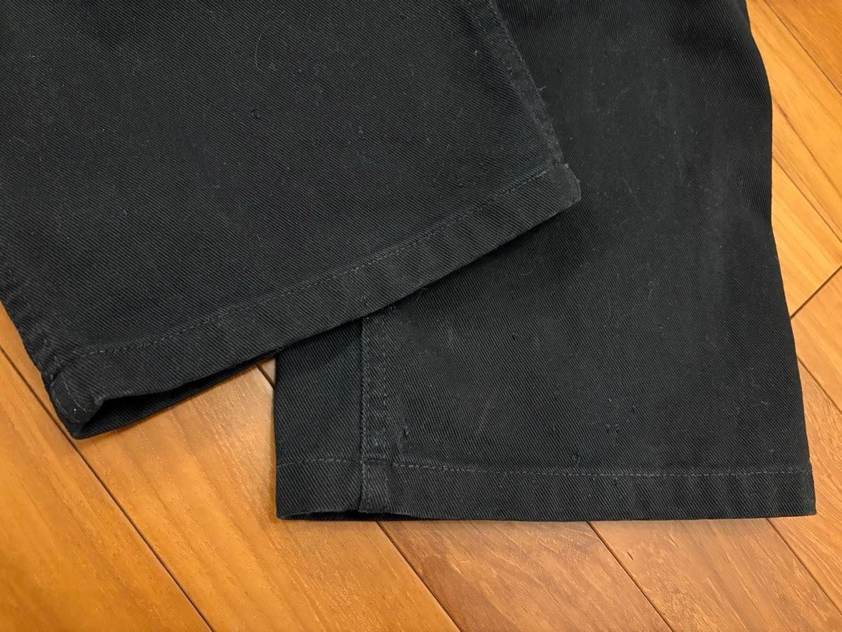 希少 90s 00sコットン100% ben davis フリスコパンツ ブラック 黒 W34