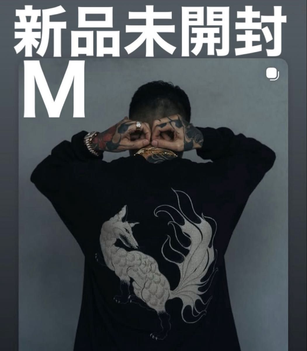 GAKKIN BUDSPOOL 白墨狐 L/S TEE ガッキン ロンT 舐達麻 バタサイ着用