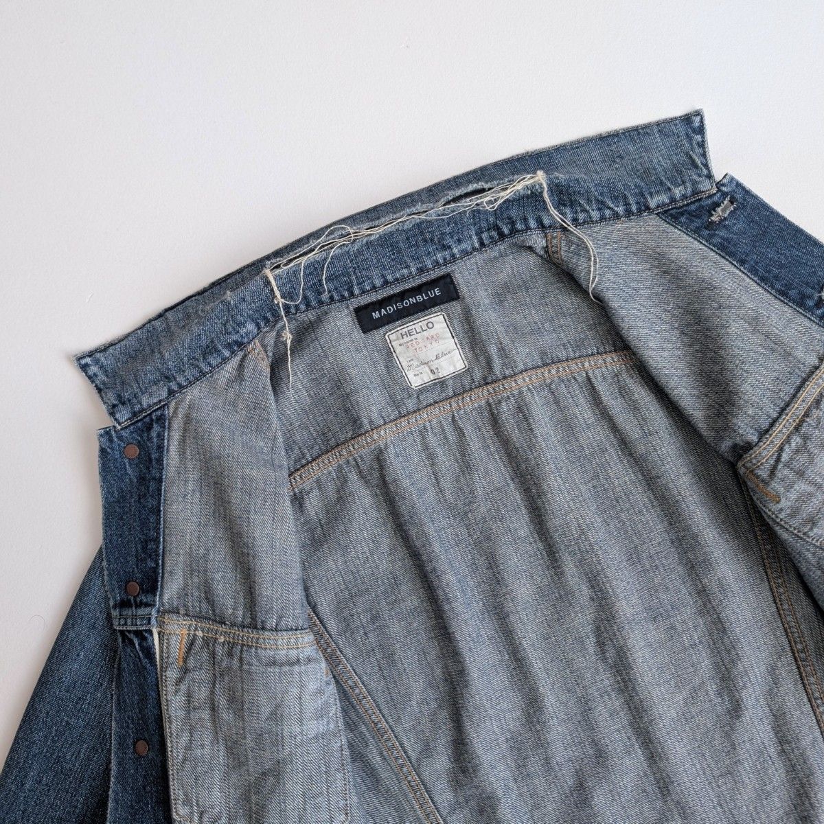 MADISONBLUE BOYS G JAC DENIM RED CARD マディソンブルー レッド