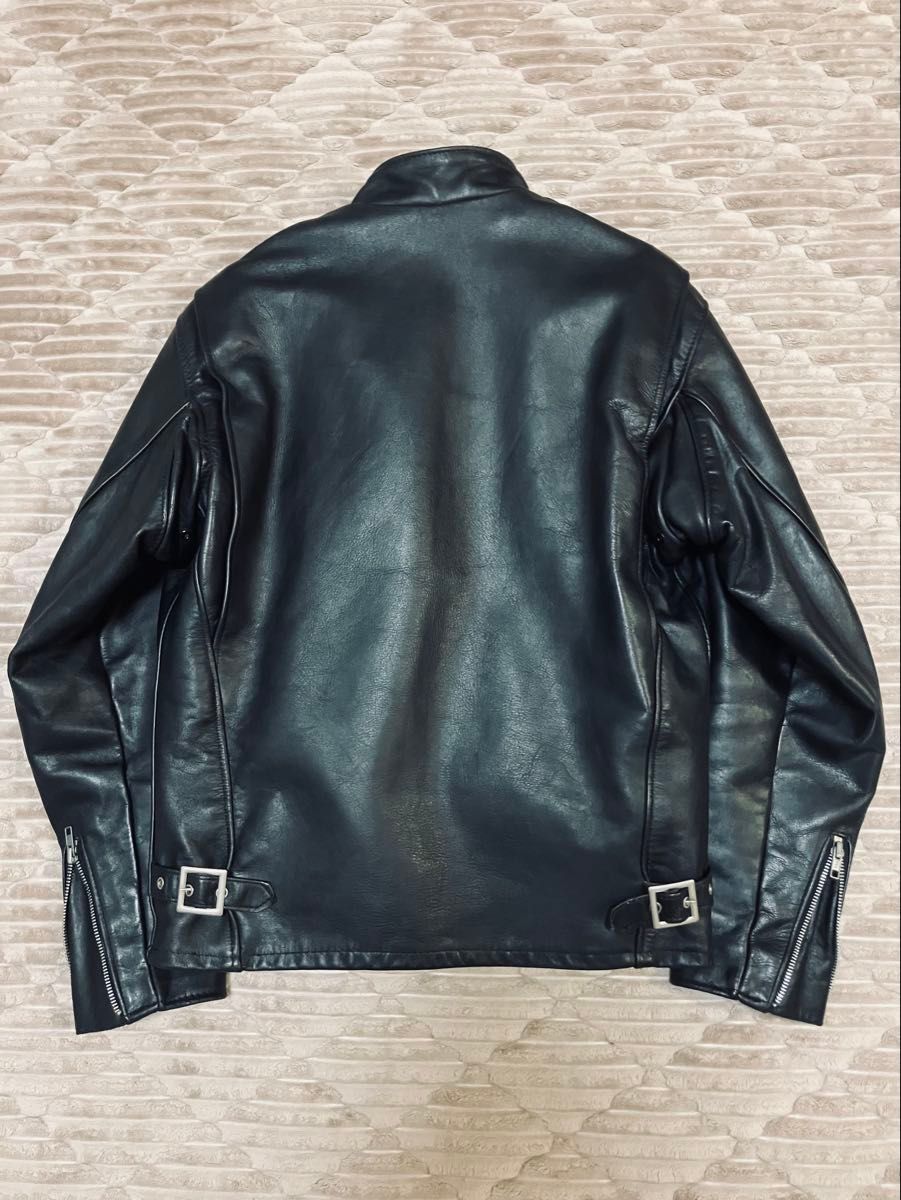 Schott ショット641 インナーボアライナー付 立襟シングルライダース