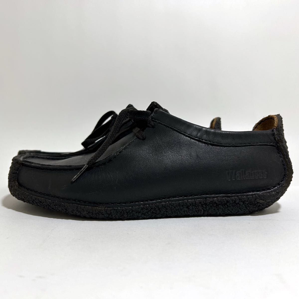 極美品 クラークス ナタリー ブラック レザー 本革 黒 定番 6M 25cm