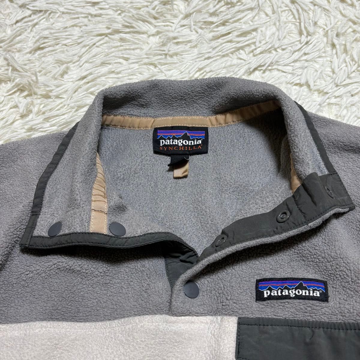 Patagonia パタゴニア シンチラ スナップT フリース size XS グレー
