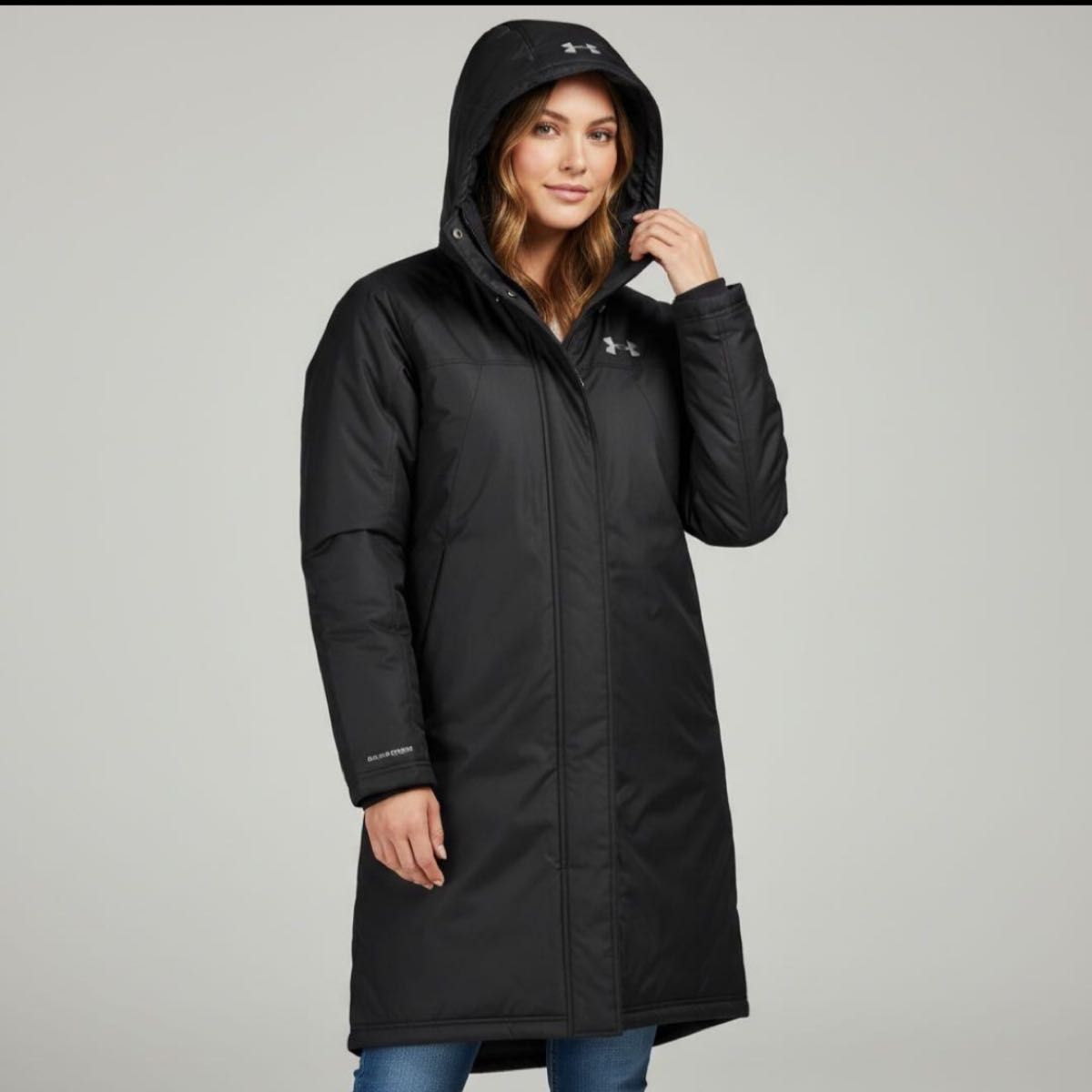 早い物勝ちUNDERARMOUR COLDGEARベンチコート SM 黒 アンダーアーマー
