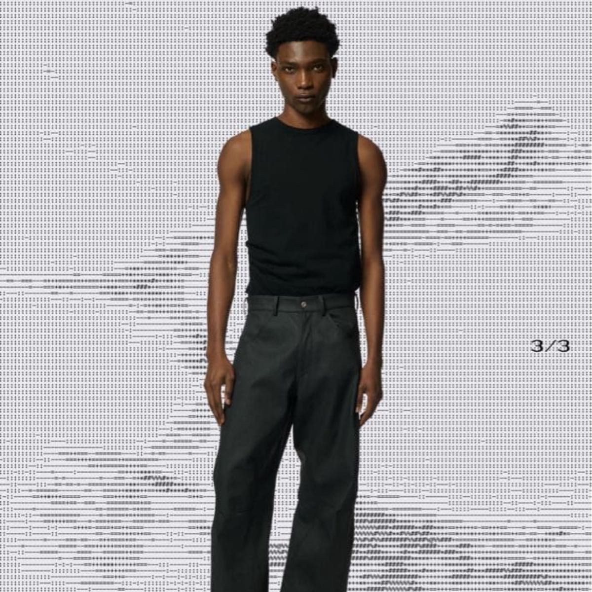 omar afridi Knee Darted Flare Trousers｜Yahoo!フリマ（旧PayPayフリマ）