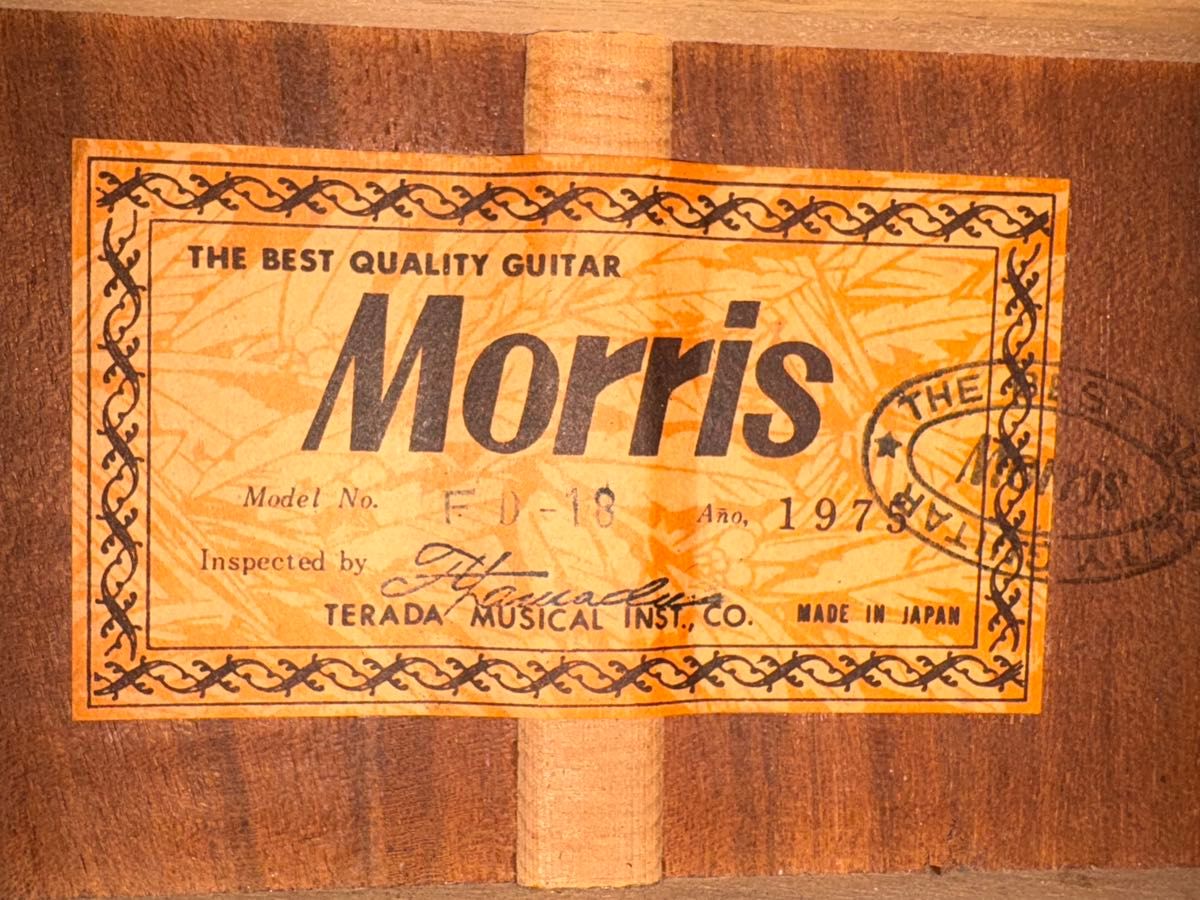 Morris アコースティックギター FD-18 1975年 1932-04-1 Morris