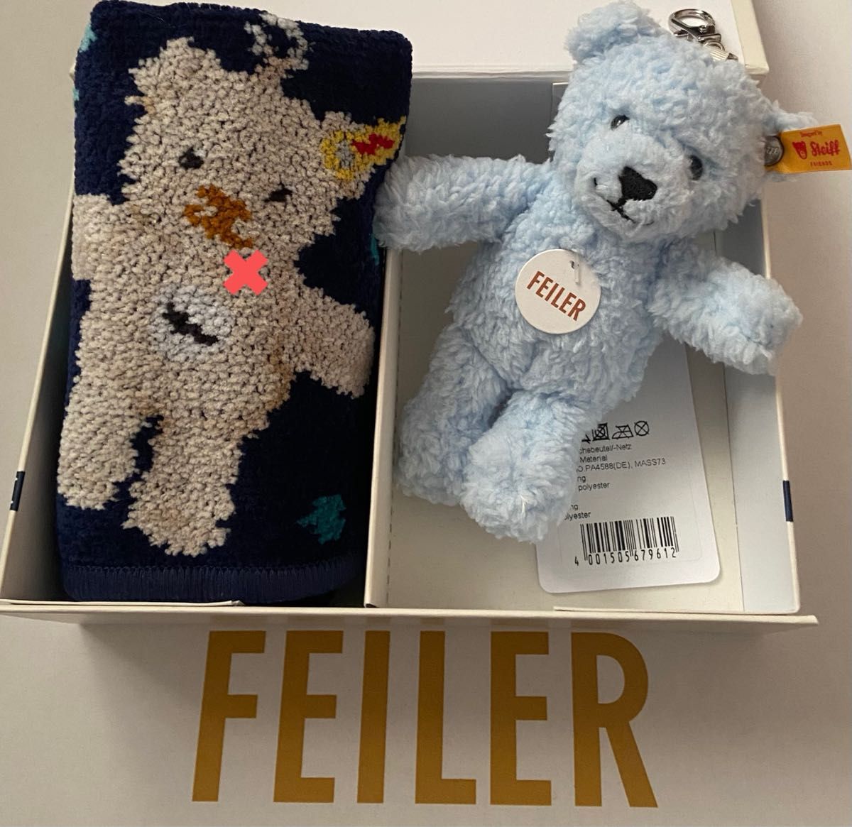 FEILER コラボフェイラーシュタイフ コラボテディベア Steiff