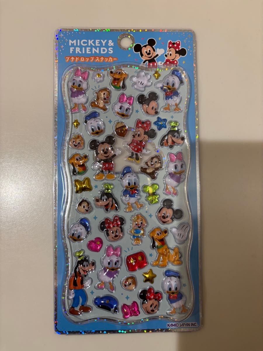 国内店舗購入正規品 プチドロップステッカー ディズニー ミッキー