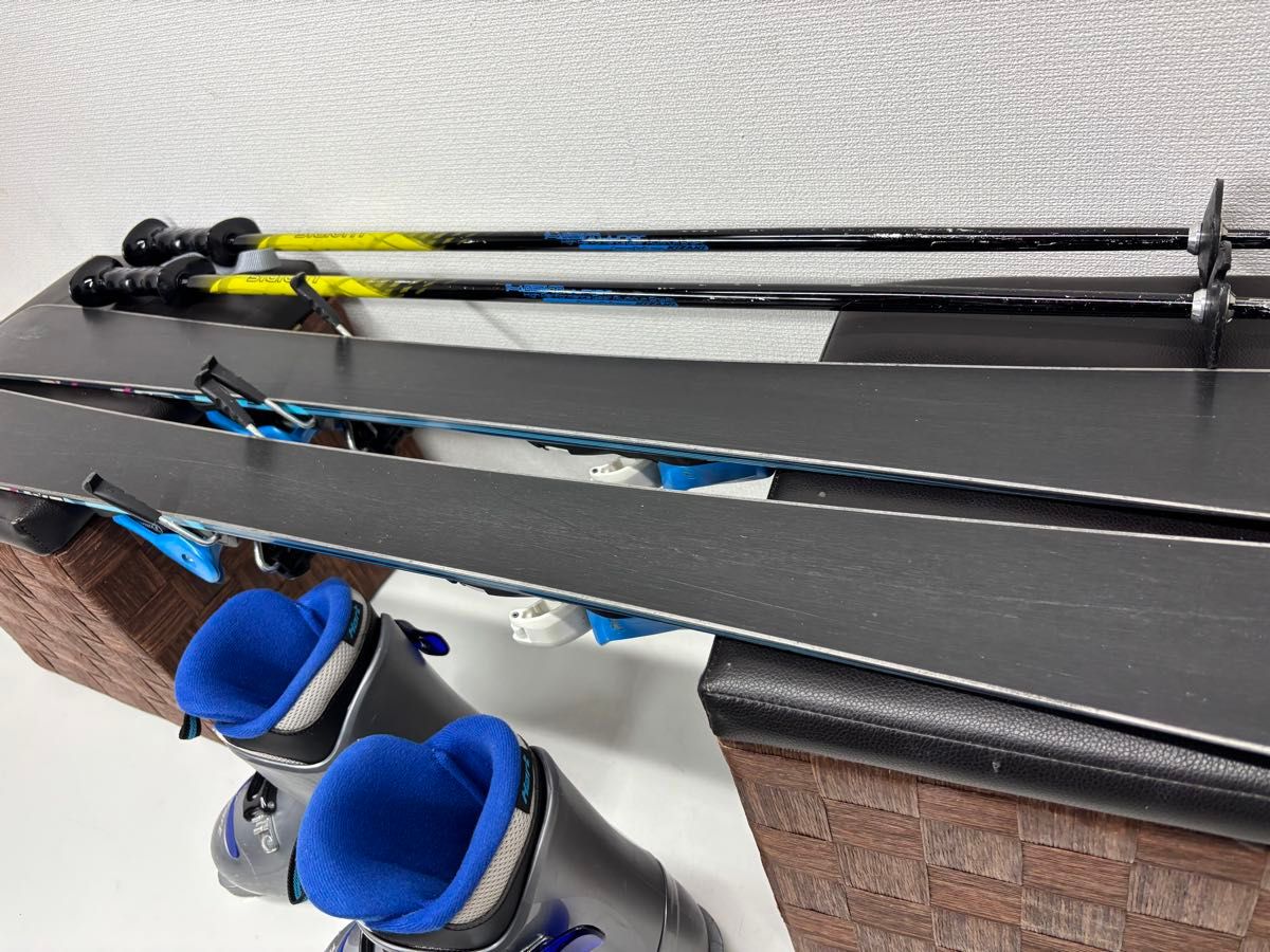 XERES CROSS CARVE X7 スキー板 110cm キッズ ビンディング 全長約86cm