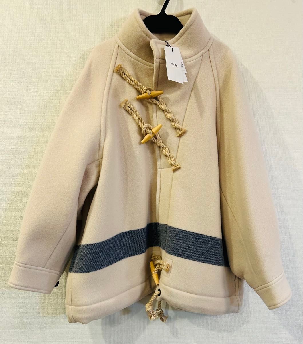 新品 HYKEハイク ダブルフェイス ダッフル ジャケット サイズ1｜Yahoo