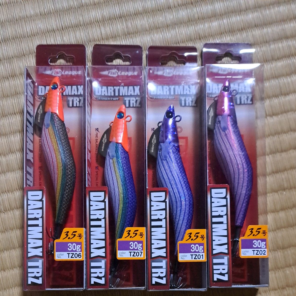 ダートマックスTR 30g & 40g エギ 3個セット DARTMAX TR 30g-BK 3.5号