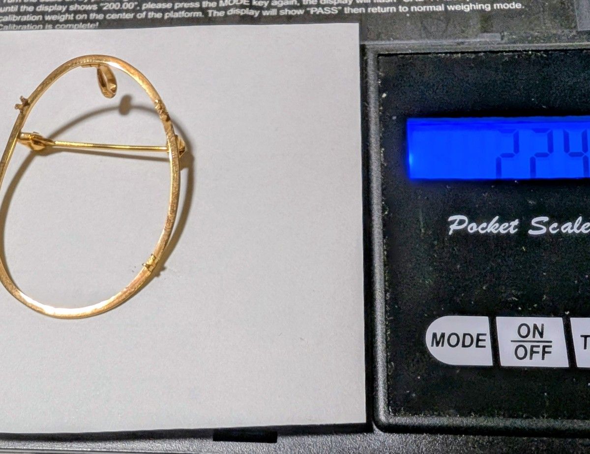 18金 K18ネックレスチェーン＆カメオの3点 金総重量6 76g ブローチ兼