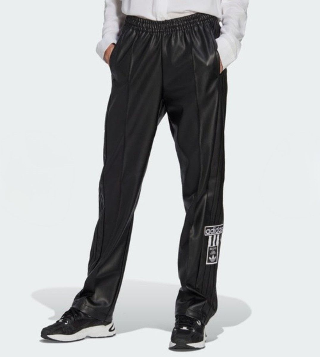 adidas アディダス Faux Leather Adibreak Pants フェイクレザー