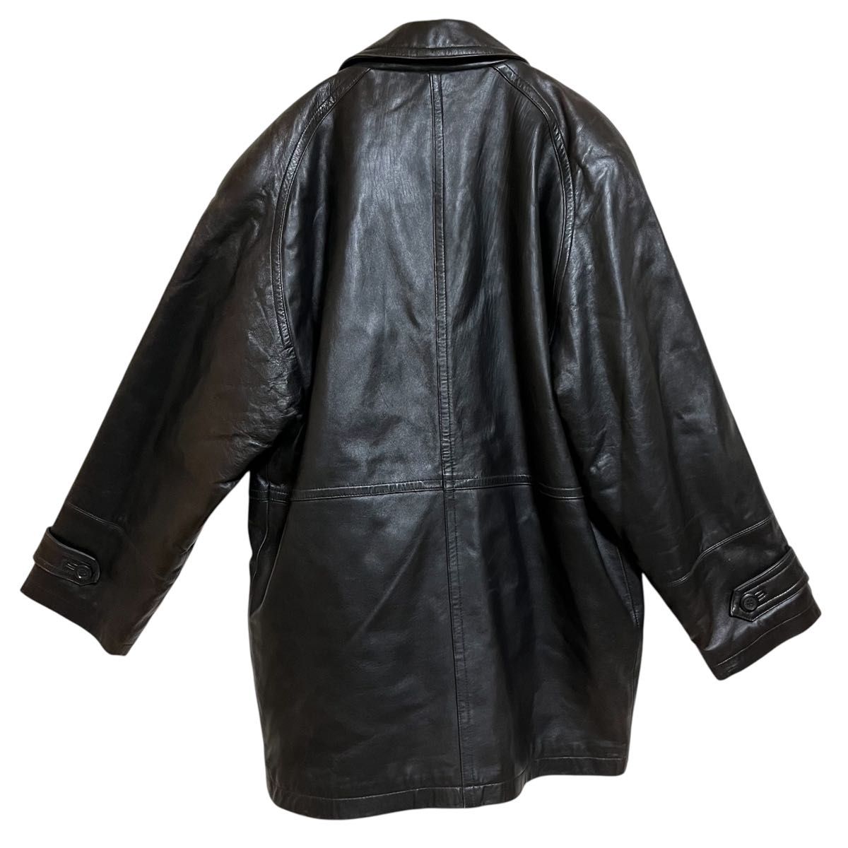 Wind Armor（ウインドアーマー）本革レザーハーフコート/ジャケット M