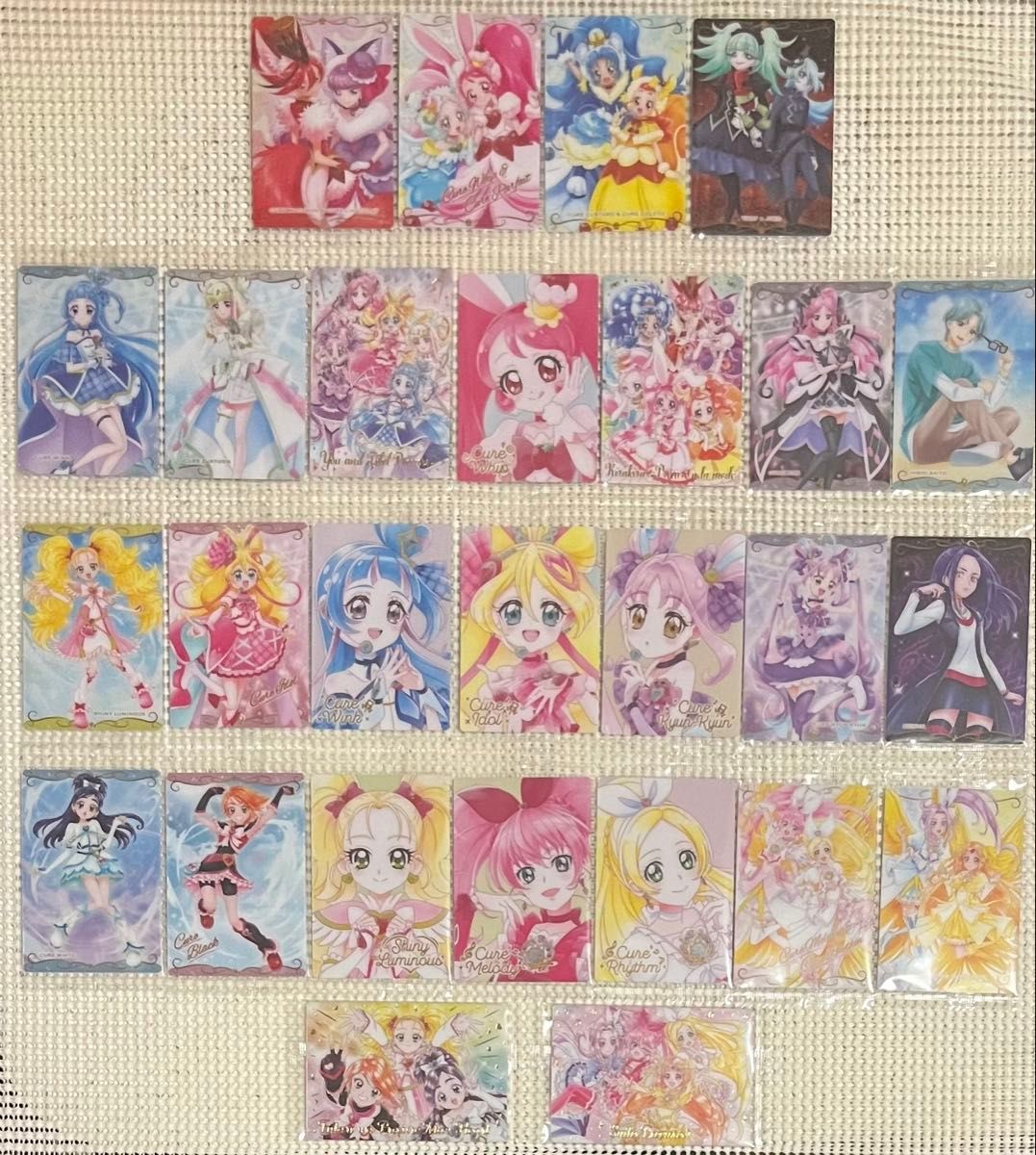 プリキュアカード ウエハース12 フルコンプ 全27種 HR 匿名配送 即日
