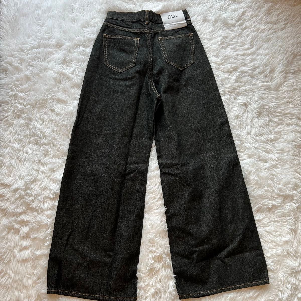 広瀬すず×CLANE TUCK WIDE DENIM PANTS デニムサイズ1｜Yahoo!フリマ