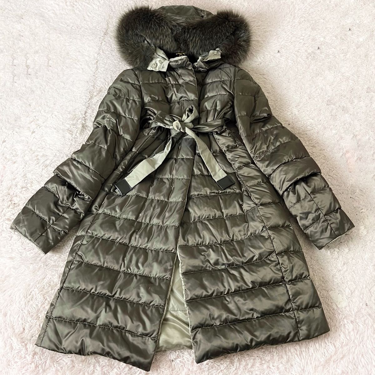 MaxMara マックスマーラ ダウンコート ロング リバーシブル フォックス