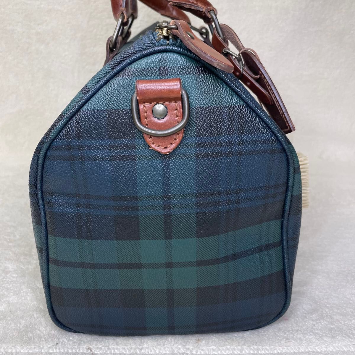 POLO RALPH LAUREN ポロラルフローレン PVCレザー ボストンバッグ