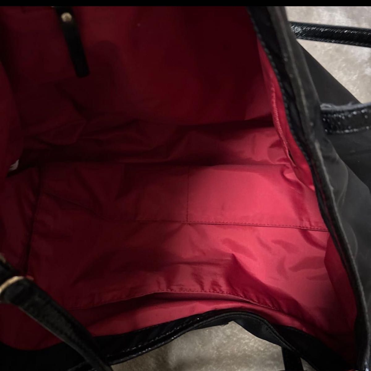 ラスト値下げ kate spade 黒 トートバッグ ビジネスバッグ ナイロン