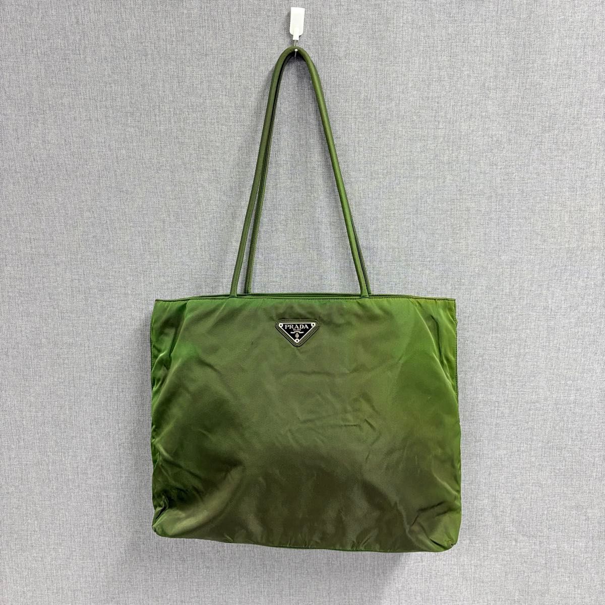 PRADA プラダ 三角ロゴプレート ナイロン トートバッグ ハンドバッグ