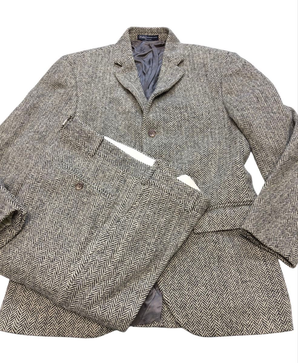 90年代 Polo Ralph Lauren ポロ ラルフローレン ウール ツイード