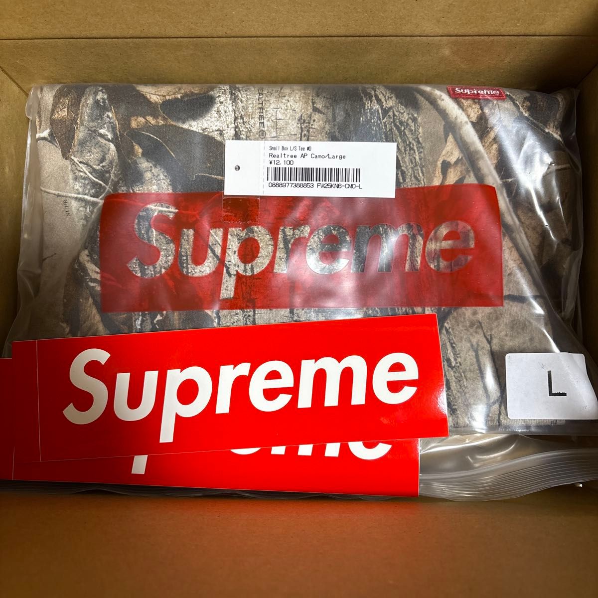 Supreme Small Box L/S Tee Realtree AP Camo シュプリーム スモール