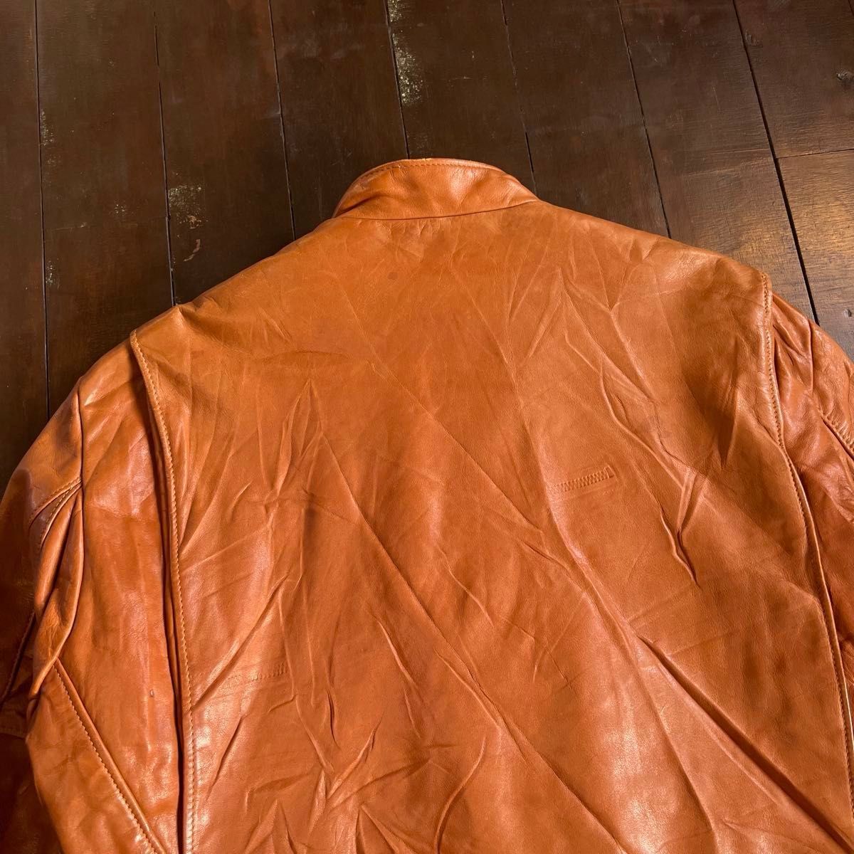 USA製 【Schott NYC ショット】レザーシングルライダースジャケット