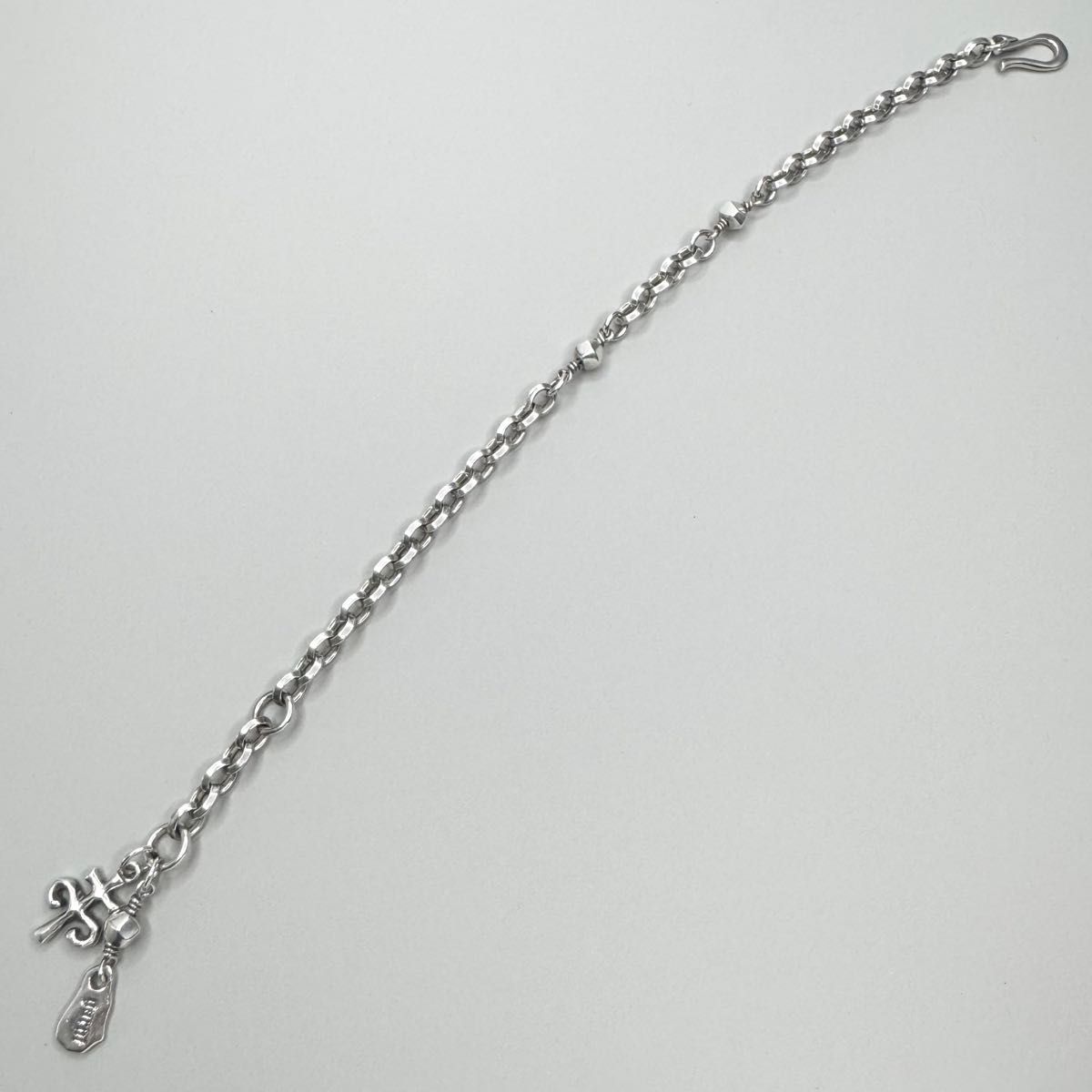初期 GARNI ガル二 Crockery Chain Bracelet ロゴ チャーム