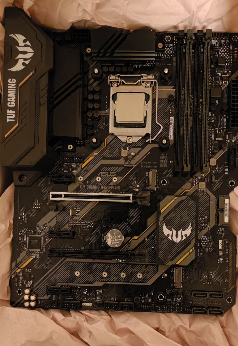 asus B460M-PLUSとcore i5-10400fのセットCore i5 10400F ASUS