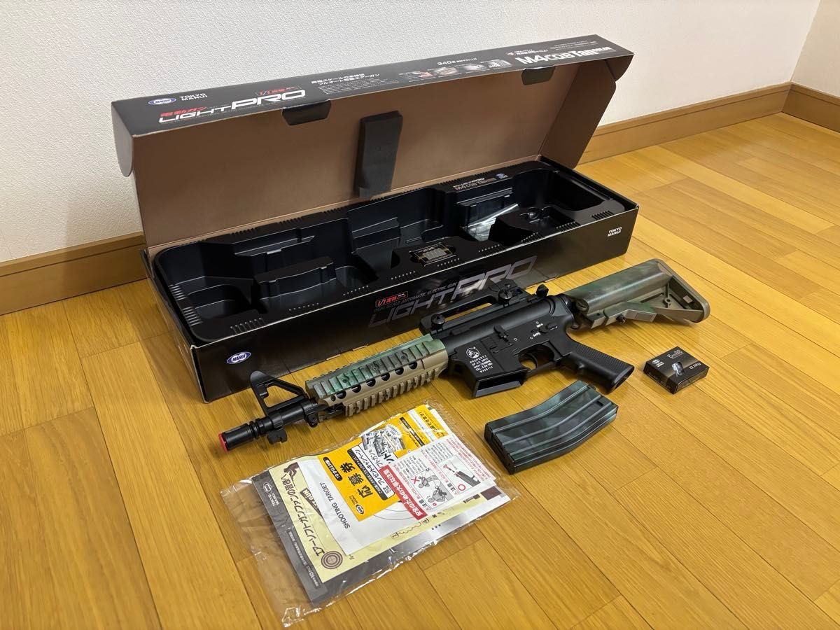 ジャンク品】東京マルイ 電動ガン ライトプロ M4CQB タンカラーモデル