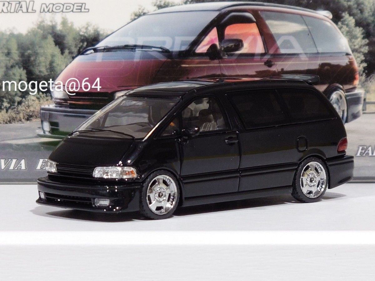 1499台限定】MORTAL 1/64 TOYOTA PREVIA TCR10 エスティマ FABULOUS