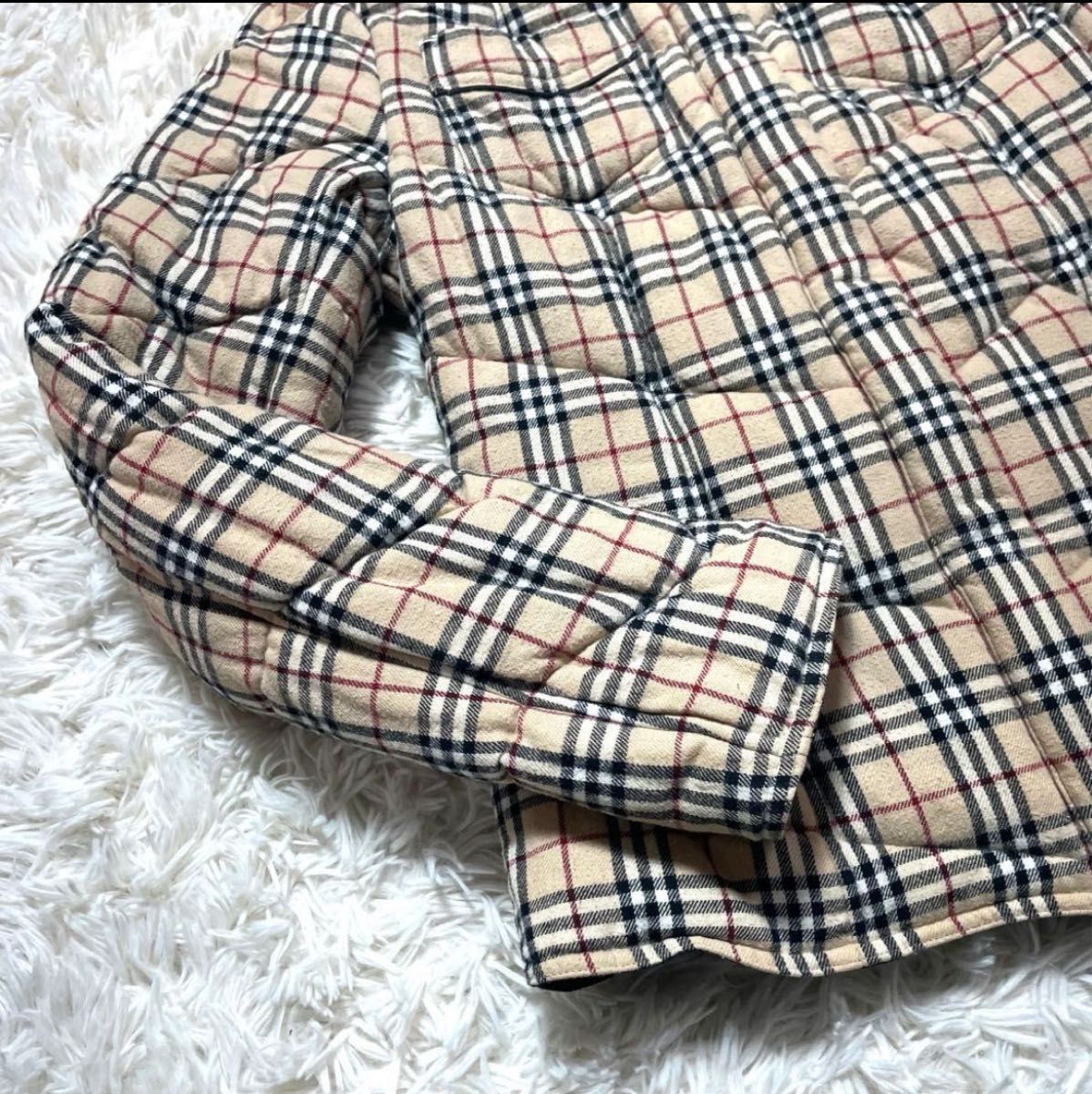 BURBERRY BLUE LABEL バーバリーブルーレーベル リバーシブル ダウン