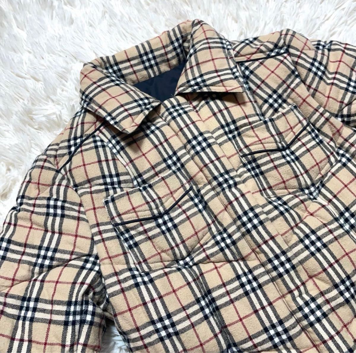 BURBERRY BLUE LABEL バーバリーブルーレーベル リバーシブル ダウン