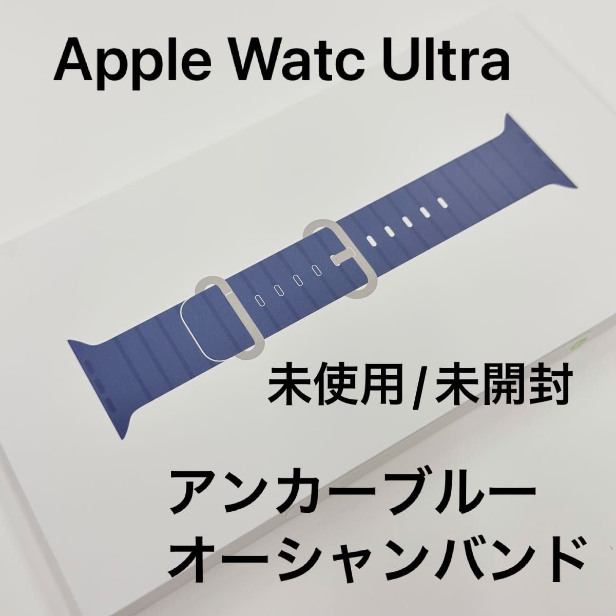 未使用 Apple Watch ultra 365 アンカーブルーオーシャンバンド 49mm